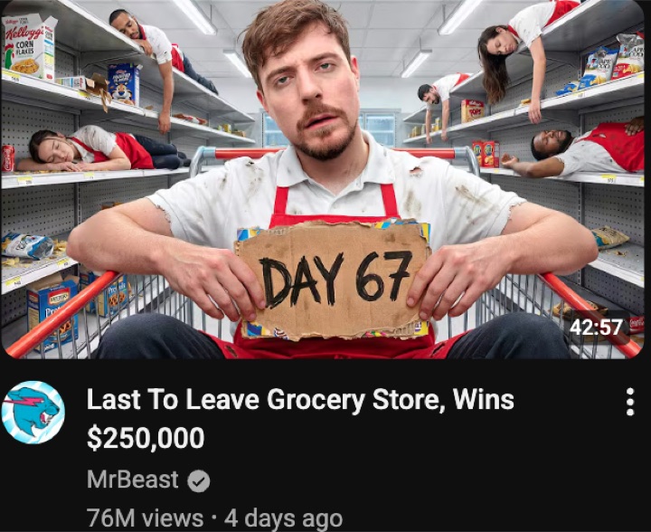 Last To Leave Grocery Store, Wins $250,000