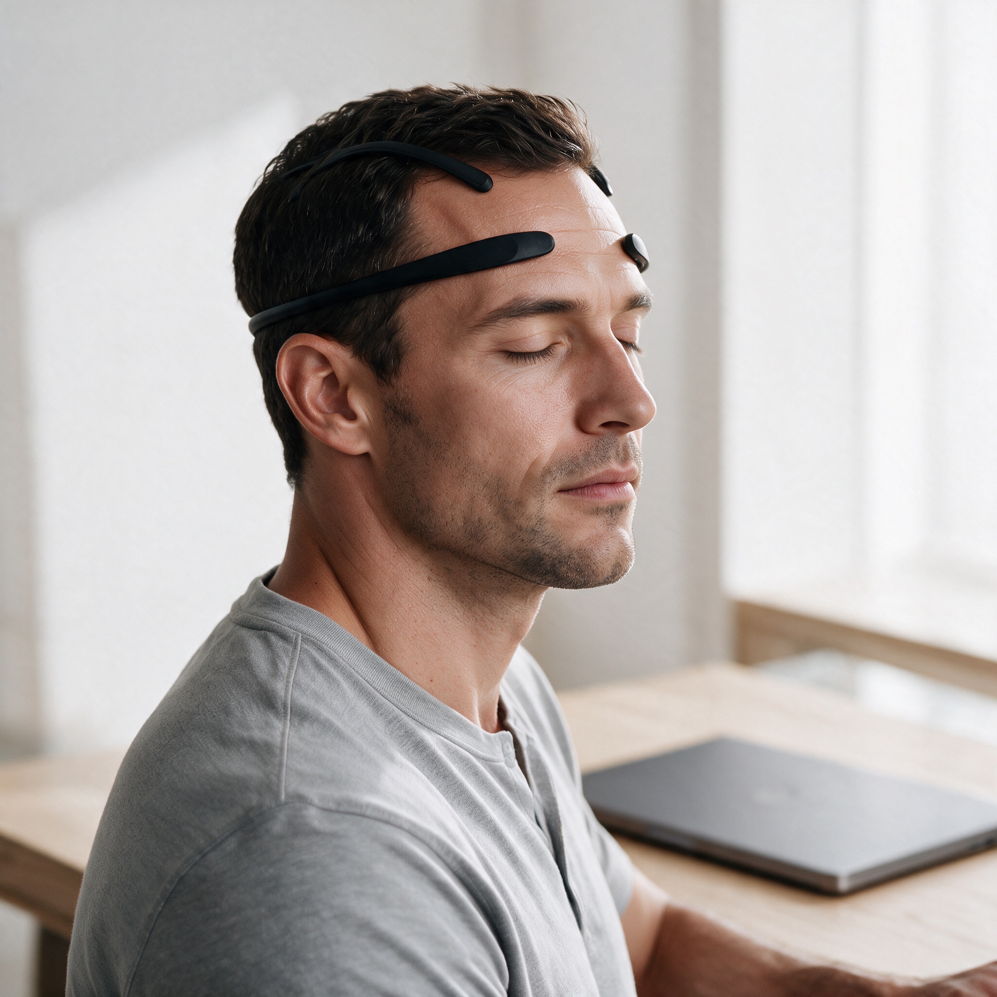 A 5-minute focus session with the Crown at a desk